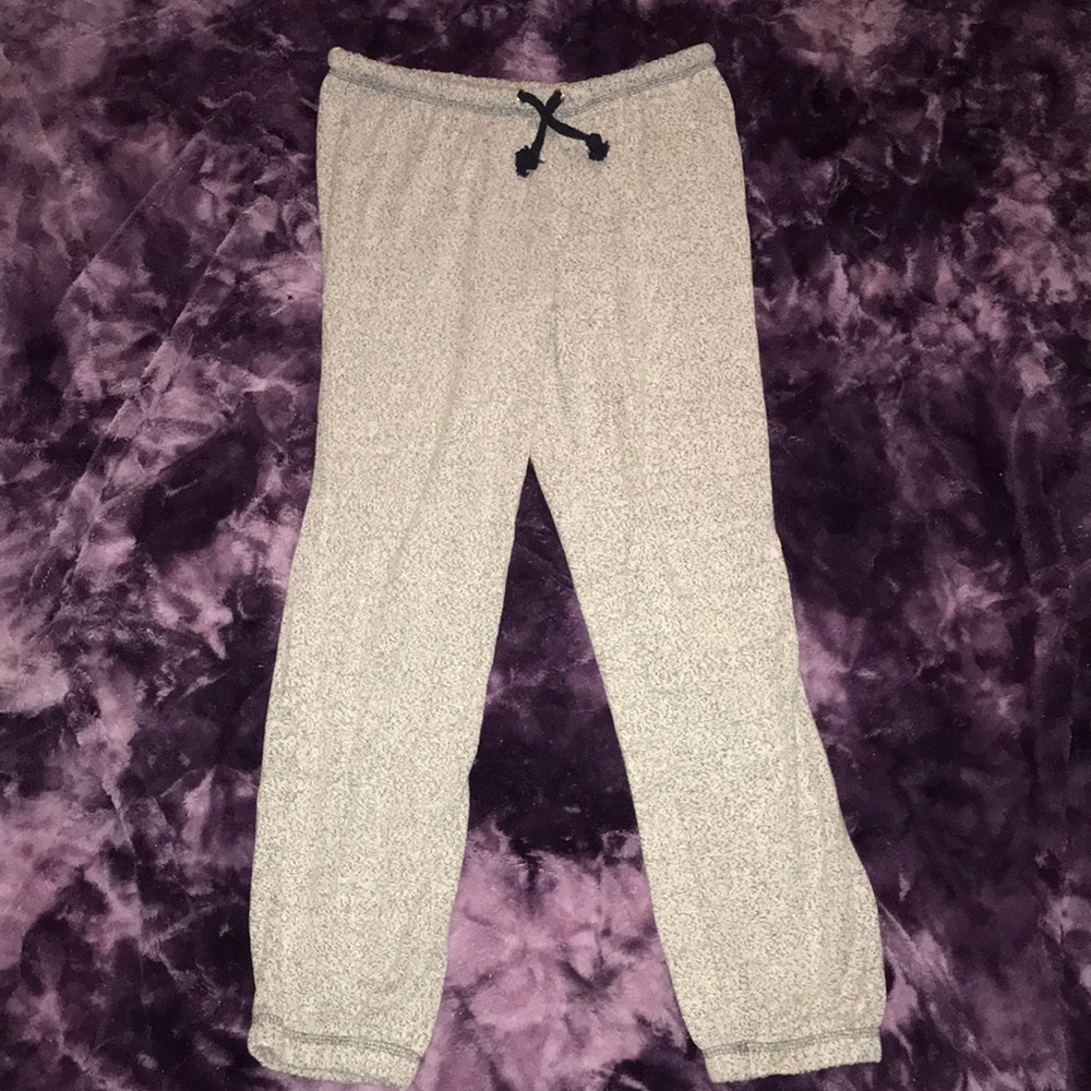 Lightweight grey joggers.
